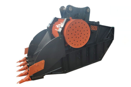 Bucketcrushers Constructieapparatuur Makkelijk te vervoeren Hydraulische crusher Bucket voor graafmachine